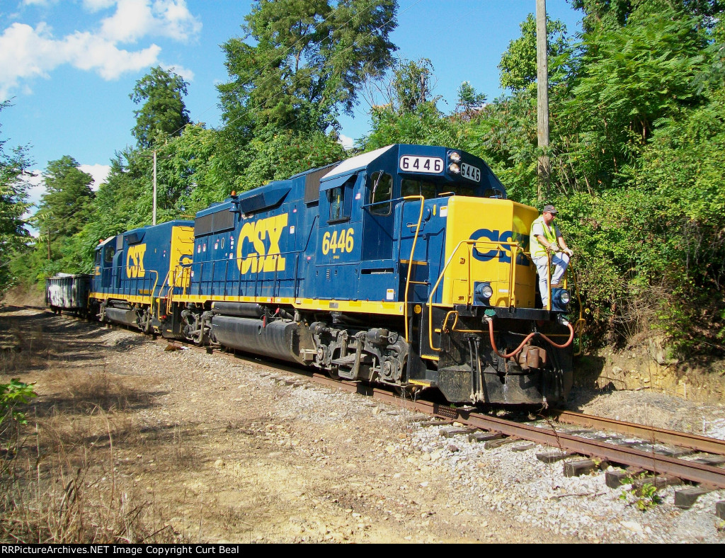 CSX 6446 and 2221